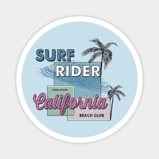 Vintage California Beach surf rider Magnet